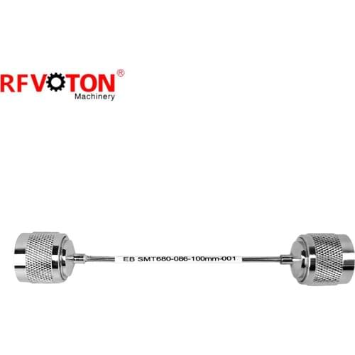 Free shipping 2pieces RF Pigtail Cable N male to N male Coaxial connector with 086 Coaxial Cable Assembly