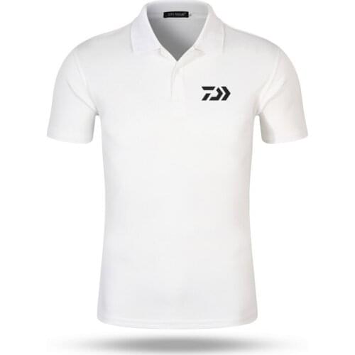 Daiwa Tshirt Brand New Fishing Polo Tee Quick Dry Breathable Sports Outdoor Men Clothing Fishing Short Sleeve Top Fishing Tshirt