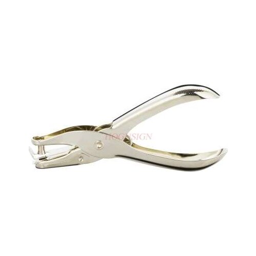 Paper hole puncher single hole multifunctional metal stainless steel mini round hole manual hole puncher tool