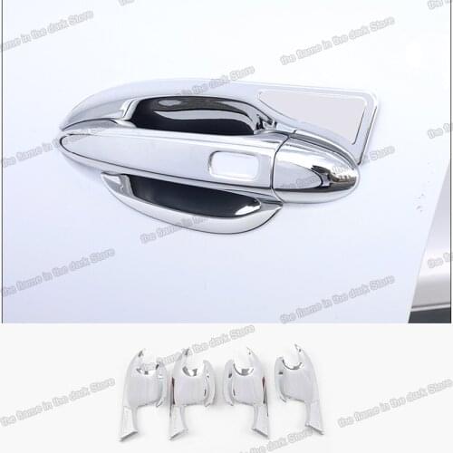 Lsrtw2017 for Chery Tiggo 8 Car Door Gandle Bowl Panel Trims Protector Accessories 2018 2019 2020 Auto Sticker