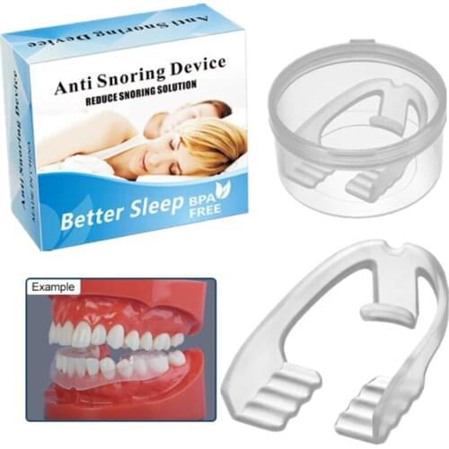 Reusable Transparent Bruxism Adult Unisex Teeth Grinding Guard Sleep Mouthguard Splint Clenching Protector Tools With Box