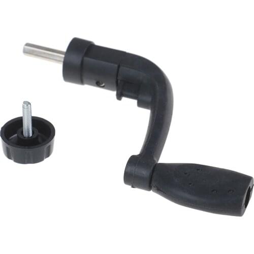 Plastic Folding Crank Fishing Reel Handle with A Screw Rocker Arm Spinning Fishing Wheel Tackle Tool