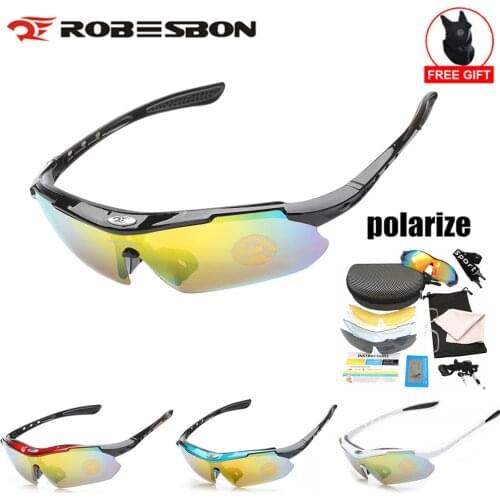 Cycling Glasses UV400 Bike Riding Protection Goggles Driving Fishing Outdoor Sports Sunglasses Men Women 5 Lens