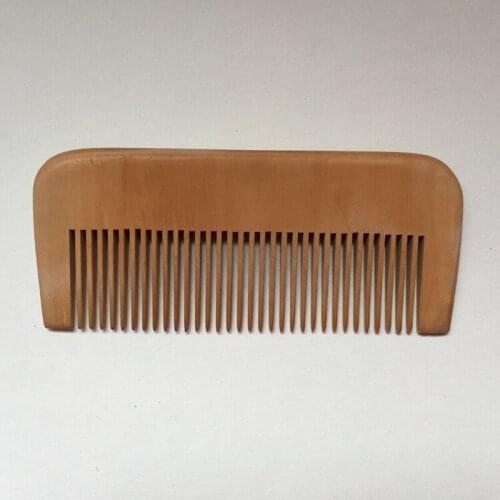 Natural Wood Hair Comb, Brush, Eco Friendly, Hair Care, Scalp Massage 12cm