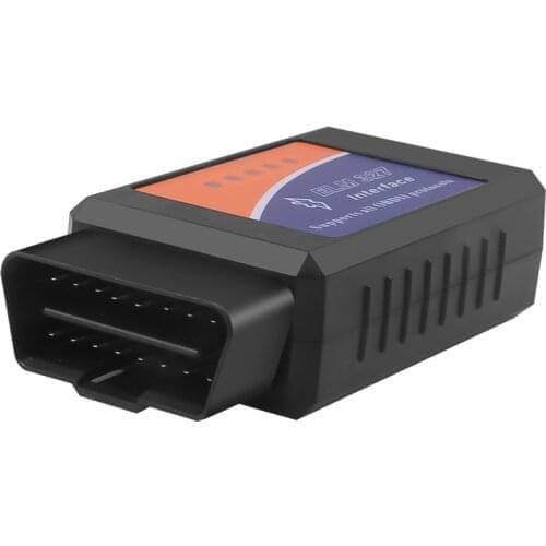 Elm327 Bluetooth V1.5 V2.1 Wireless Obd2 Car Diagnostic Code Readers Scanner Black Compatible with Android Windows