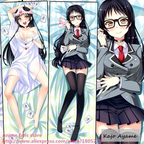 Sexy Japanese Anime Pillowcase Shimoseka Kajo Ayame Setsugen no Ao Kajo Ayame Cute pillow case Cover decorative Hugging Body