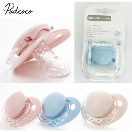 New Baby Environmentally Friendly Silicone Soother Pacifier Newborn Kids Dummy Nipples Food-grade Orthodontic Soother 0-3Y