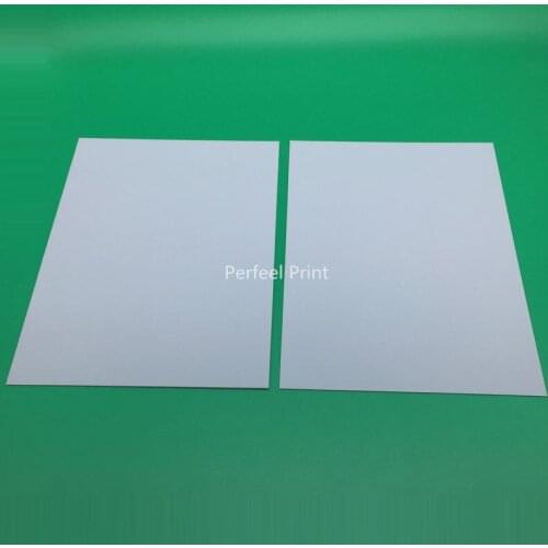 2PCS/Lot Universal A4 Size Inkjet Both Side Printable Blank PVC ID Card No Chip For Epson Canon Printer