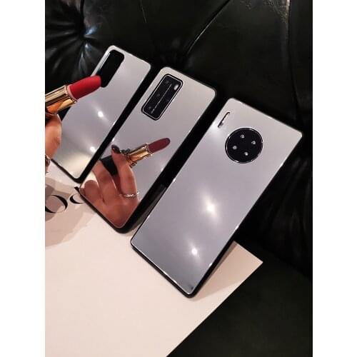 Mirror Glass Phone Back Case for Huawei Mate30Pro Back Screen Full Cover Protector for huawei P40 P40Pro Film Cover