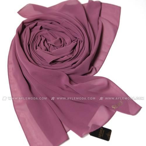 DARK DUSTY ROSE - WOMEN CHIFFON SHAWL - 72X200CM A Very Stylish Product Complements Your New Fashion Style