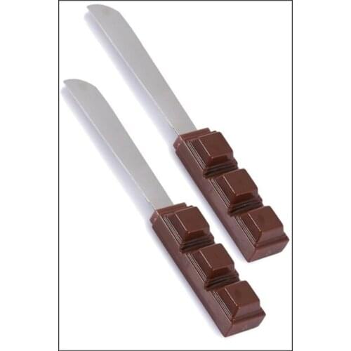 2 pcs Chocolate Riding Knife Chocolate Handle