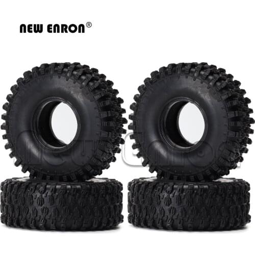 4Pc 1.9 inch 120*45mm Rubber Tire RC Tyre Climbing Rock Crawler Tyre For RC Car Part 1/10 TF2 D90 D110 TRX4 jimny Axial SCX10 II