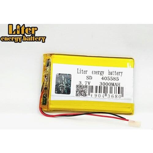 405585 Lithium Polymer Battery 3.7V 3000mAh Li ion Rechargeable battery Accumulator For Mobile phone Power Bank E-book
