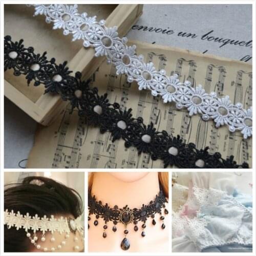 5 M/Lot (Buy Lace Ribbon Send) DIY Clothing Accessories Fabric 3CM Can Be Worn 6mm Ribbon (Send) Soluble Lace Trim Free Shipping