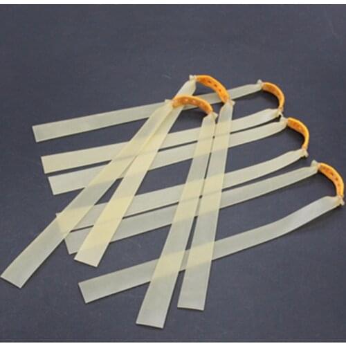 5pcs thickened 1.5mm wide flat rubber band high elasticity solid color slingshot shooting hunting accessories rubber band 2020