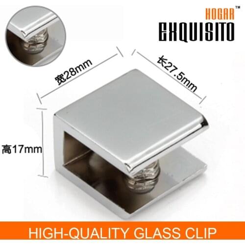 Home Hardware Hardware Glass F Clamp Fixed Folder Bracket Bracket Accessories Card Clip Glass - Plate