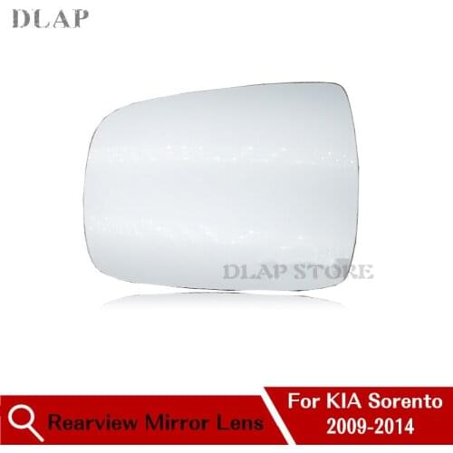 Car Outer Rearview Mirrror Glass For Sorento 2009 2010 2011 2012 2013 2014 Side Mirrror Lens With Heated For KIA