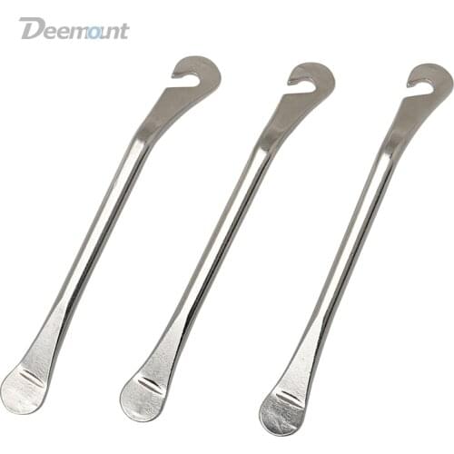 Deemount 3PCS Bicycle Tyre Lever Tube Repair Service Item Tire Opener Metal Steel Crow Bar Cycling Repairing Tool