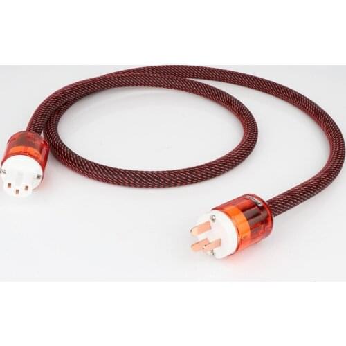 Hi end 5N OFC Pure Copper Hifi Audio AU Power cord cable hifi AC Power cable