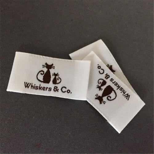 Customized Double Density Clothing Label Name Label Woven Label