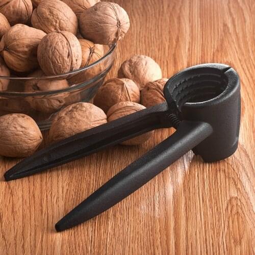 Creative Stainless Steel Quick Walnuts Cracker Sheller Nut Opener Clip Nuts Crusher Open Fruit Shell Practical Kitchen Tools