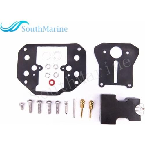 Boat Motor Carburetor Repair Kit 6F6-W0093 for Yamaha 2-Stroke 40HP old model Outboard Motors G