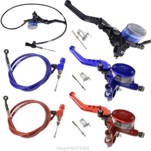 7/8" 22mm Motorcycle Hydraulic Clutch Kit Lever Master Cylinder Knitting Oil Hose 125 ~ 250cc O30 20 Dropshipping