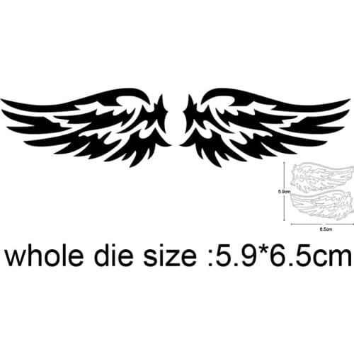 Angel Wings Metal Cutting Dies Stencils for Diy Scrapbooking dies Decoration Card Paper Embossing Dies Cuts Craft Dies New 2020