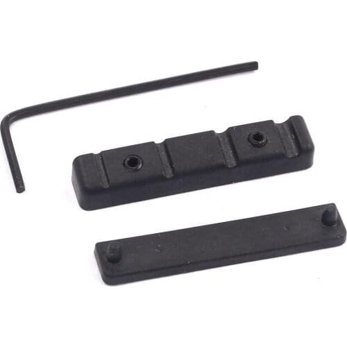 Bridge Slotted Nut Wrench Black For 4 String Guitar Bass Replacement Parts