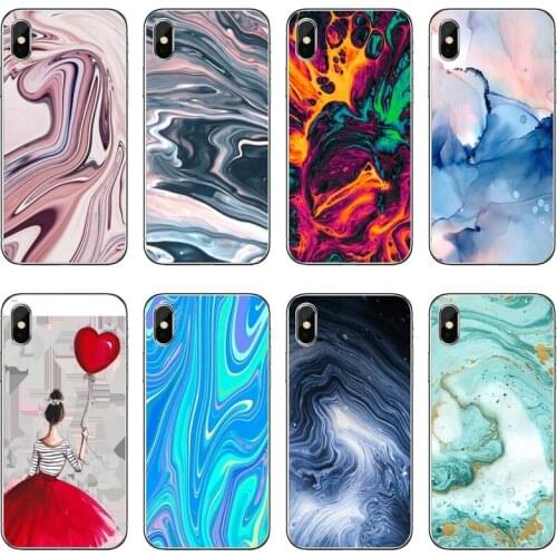 Marble art Fashion Soft Phone Case For Samsung Galaxy A71 A70 A60 A51 A50 A41 A40 A31 A30 A20E A21S A12 A10 A7 A5 A3