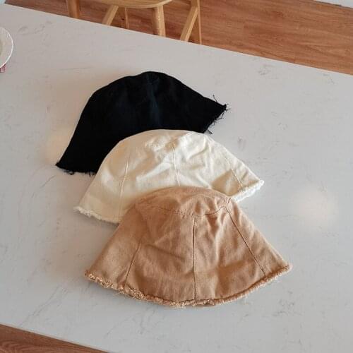 Japanese Simple Burr Bucket Hats 2021 Women Sunscreen Korean ins Outdoor Vacation Fisherman Hat Student Beige Wild Beach Sun Cap