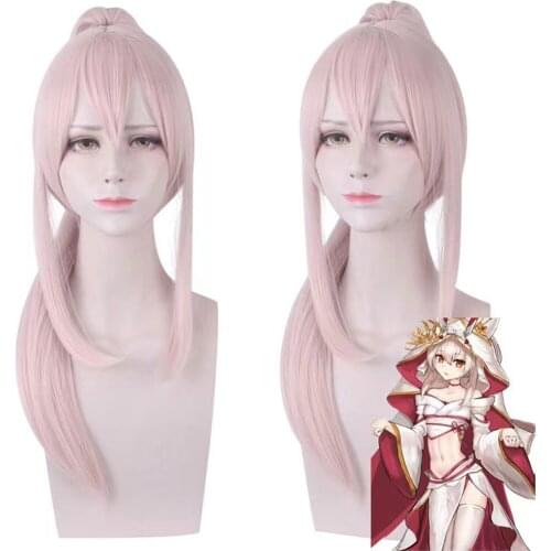 Game Azur Lane Ayanami Long Ponytail Wig Cosplay Costume Heat Resistant Synthetic Hair Women Party Cosplay Wigs Halloween party