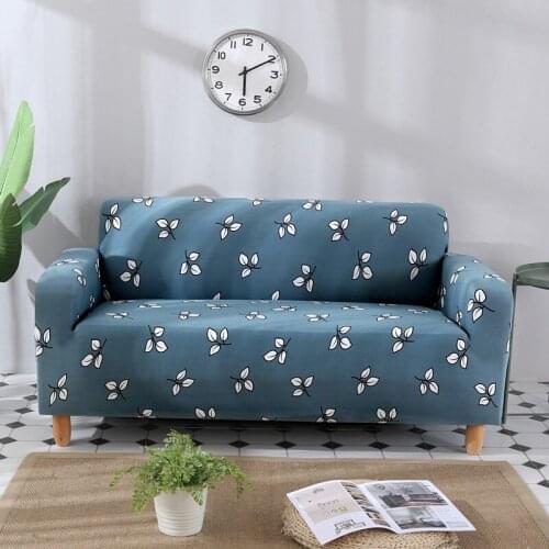 Maple Leaves Pattern Sofa Slipcover Furniture Couch Cover Stretch Elastic For Sofa Covers Universal Sectional For Living Room