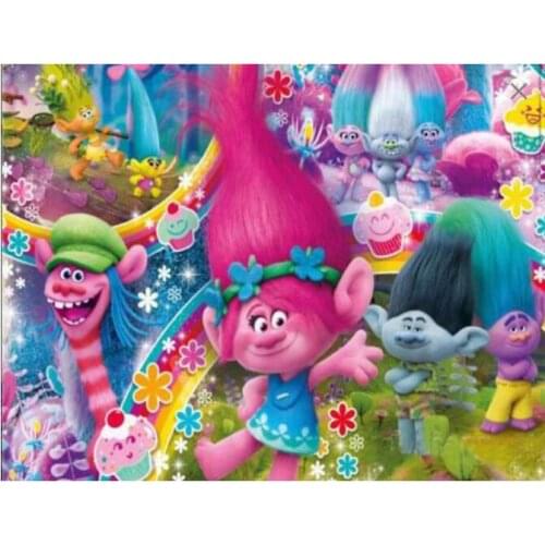 Full square diamond painting cartoon girls rhinestone embroidery picture anime diamond dotz toys mosaic art wall sticker decor