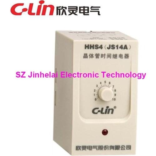 100%New and original HHS4 (JS14A JS20) C-Lin Transistor time relay electricity delay AC220V, AC380V