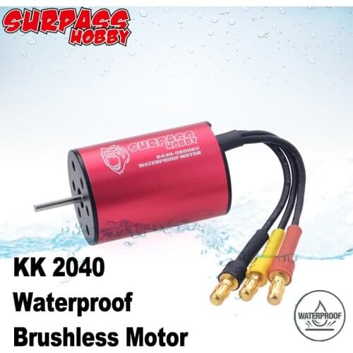 Surpass Hobby Waterproof 2040 Brushless Motor 35A ESC 2280KV 3200KV 4480KV for Traxxas HSP Tamiya Axial 1/16 1/18 RC RTR Cars