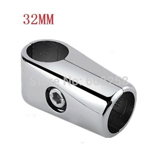 Drying Rack 32mm Alloy composite Tube Pipe Fittings Shelf Accessories Connector 10PCS