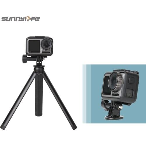 Sunnylife Tripod Extension Rod Bicycle Clamp Backpack Mount Extending Adapter for DJI OSMO ACTION GoPro 8 MAX Series