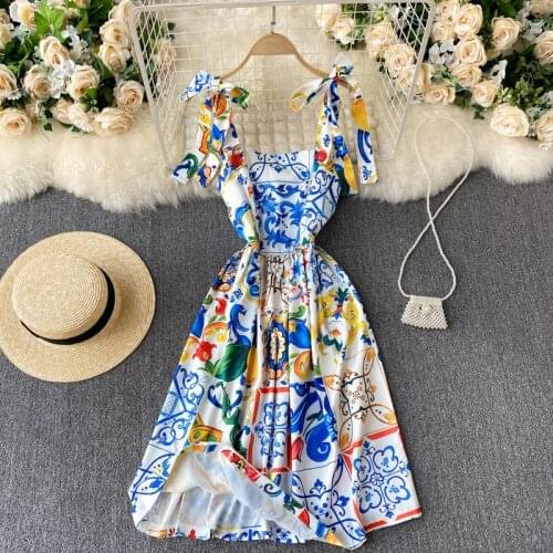 YATWAVS White Summer Dresses