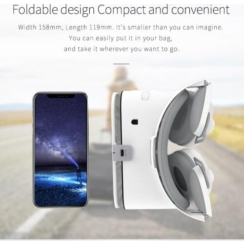 Z6 Upgrade 3D Glasses VR Headset Google Cardboard Bluetooth Virtual Reality Glasses Wireless VR Helmet For Smartphones