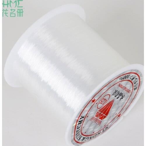 0.2-0.6mm 8 Size Transparent Non-Stretch Fishing Line Wire Nylon String Beading Cord Thread Findings DIY Jewelry Accesories
