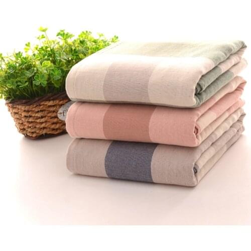 100% cotton Bath Towel Luxury for adults big pure cotton Womens large gauze bath towel Soft Absorbent wholesale70*140cm Factory