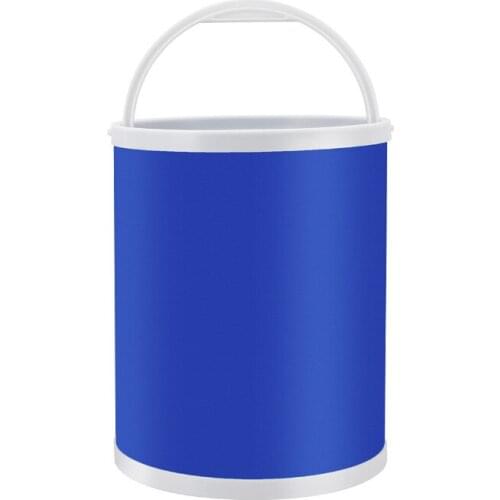 13L Bucket for Fishing Folding Bucket Car Wash Outdoor Fishing Supplies Square Bathroom Kitchen Camp Bucket