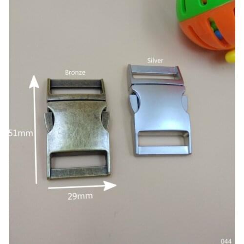 25Pcs For 25mm Webbing Custom Quick Side Release Metal Buckles Shackle for DIY Bags Clothes Animal Dog Leash Accessories