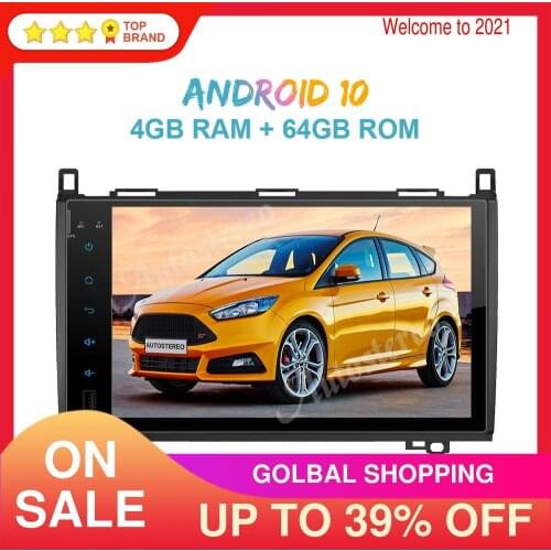 Android 10 64GB PX6 Car No DVD Player GPS Navigation For Mercedes Benz Sprinte B200 Vito Viano Head Unit Multimedia Player DSP