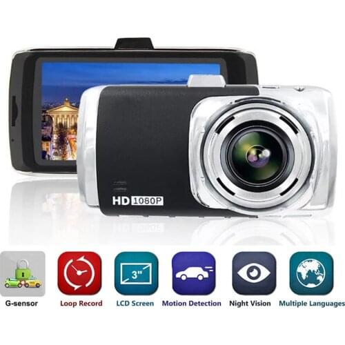 Car DVR 3.0" Full HD 1080P DashCam Vehicle Camera Video Recorder Registrar Car Parking Monitor Car Motion Detector Car Camcorder