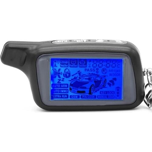 X-3 LCD Remote Control Key Fob For Russian Version Vehicle Security X 3 Two way car alarm system TOMAHAWK X3 Keychain