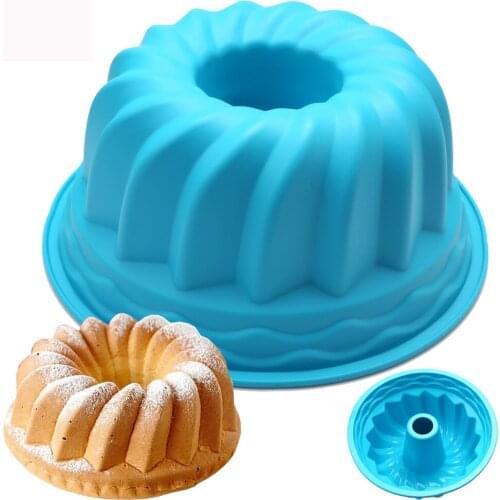 Bread Mold Bakeware Ring Round Shaped Silicone Pan Jewelry Kitchenware Mould Pastry Cake Tray Practical Moldes De Silicona Tools