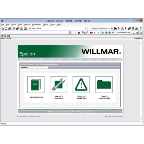 Willmar Parts Books 2016