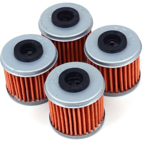 4Pcs Oil Filter For Honda CRF150R CRF150F CRF250X CRF250R CRF450R CRF450X TRX450ER TRX450R CRF 150R 250X 250R 450R 450X